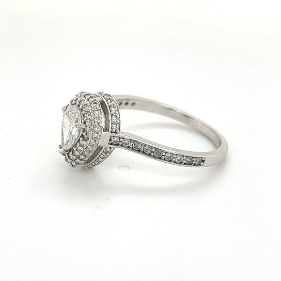 Diamond Ring Size 6.5 14k Gold 0.91 TCW 3.19 Grams Certified $5,950 215101 - Picture 9 of 14